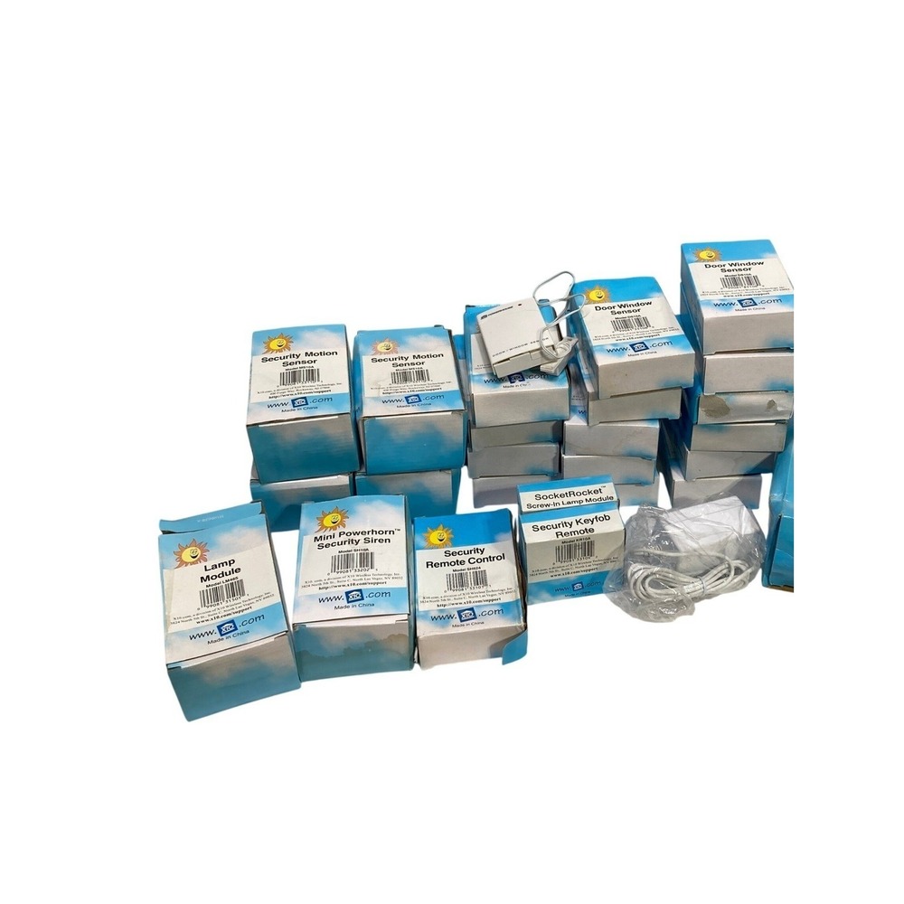 X10 Wireless Home Security System‎ Bundle Sensors Modules Lot 25 pcs READ